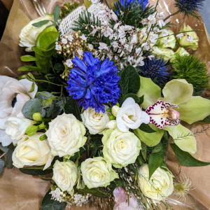 Bouquet blanc bleu