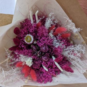 Bouquet de fleurs séchées Violet