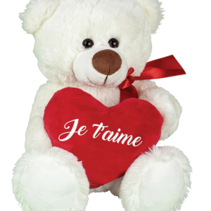 Peluche Ours Cœur Je t'aime
